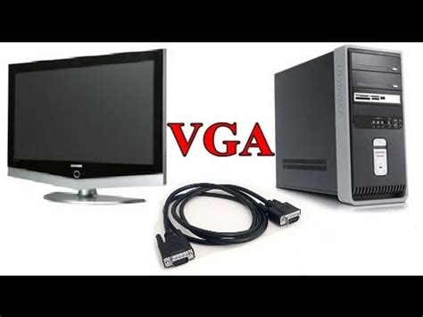 It will be enough to connect the pc to the tv and enjoy all your favourite movies in high image quality. How to Connect your PC to Your LCD TV with a VGA Cable ...