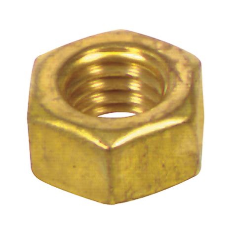 The Hillman Group 38 16 Brass Standard Hex Nut 1pack Bolts Nuts