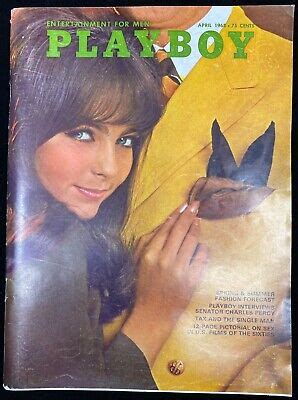 Original April Issue Of Playboy Magazine Gaye Rennie Charles H Percy EBay