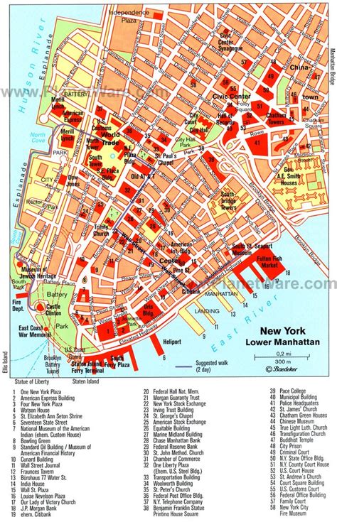 Map Of Manhattan Attractions ~ Cvln Rp