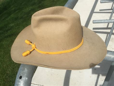 John B Stetson Great Beaver Western Cowboy Hat Size 4x Size 7 Lk