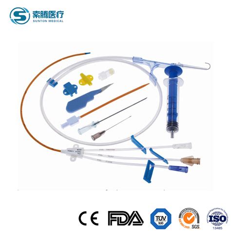 Sunton Ce Approved Cvc Catheter Kit China Central Venous Catheter