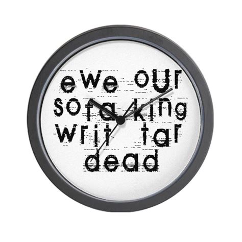 CafePress Wall Clock | Pulp fiction quotes, Wolf pulp fiction, Pulp fiction