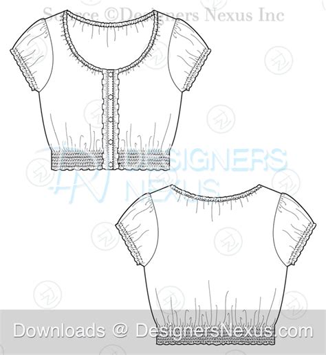 Free Downloads Illustrator Top Flat Sketches Fashion Figure Drawing