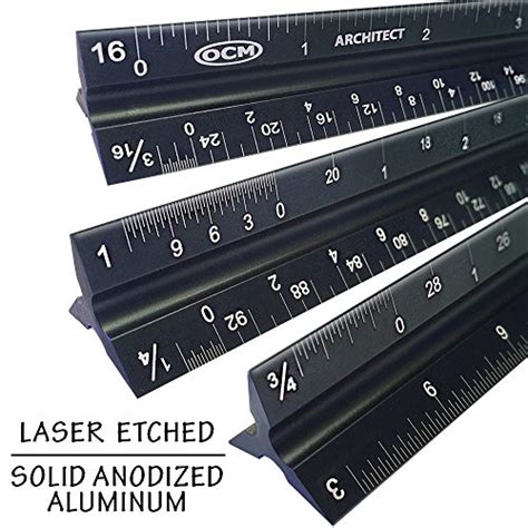 Buy Ocm 1 Laser Etched Architect 12 Inch Anodized Triangular