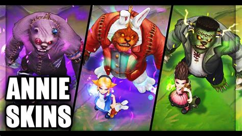 All Annie Skins Spotlight 2020 League Of Legends Youtube