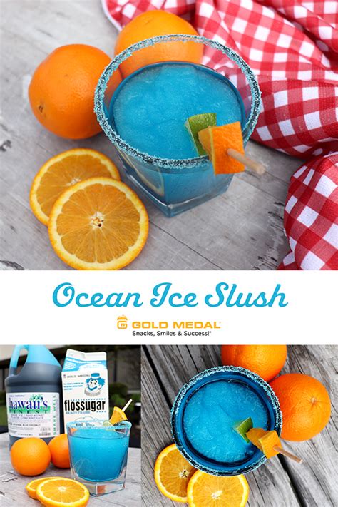 Ocean Ice Slush American Fun Food