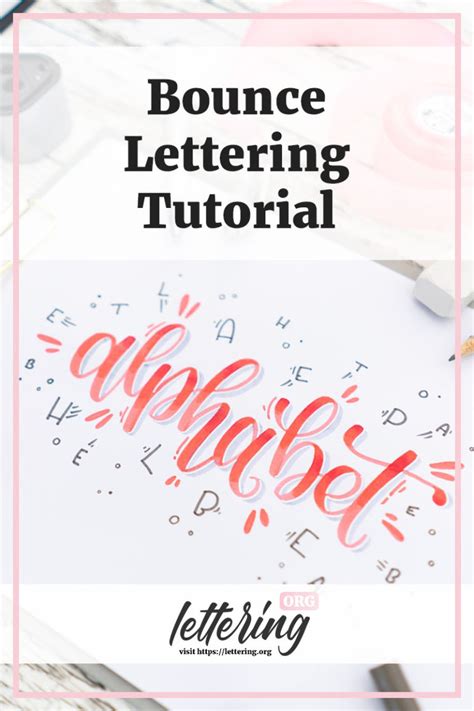 Bounce Lettering How To Create Stunning Bounce Letterings Step By Step