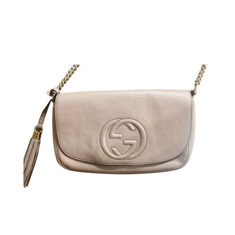 Gucci smooth leather shoulder bags. Authentic Second Hand Sling Bag by GUCCI | StyleTribute.com