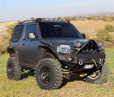 The 2021 suzuki jimny carries a braked towing capacity of up to 1300 kg, but check to ensure this applies to the configuration you're considering. #suzuki #jimny #black #monster #hard #custom #modify # ...