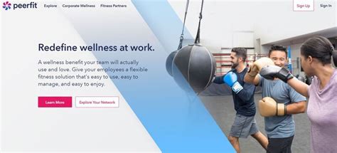Fitness Themed Employee Benefits Peerfit