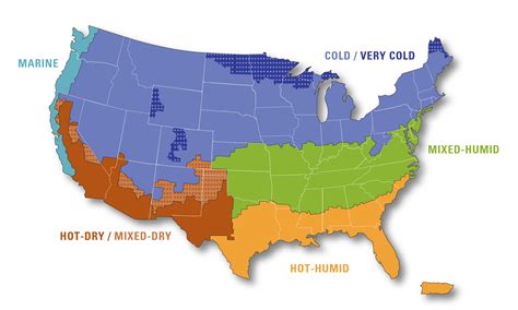 Climate Zones Map Climatezone Maps Of The United States