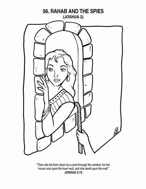 Coloring Page For Rahab Coloring Home