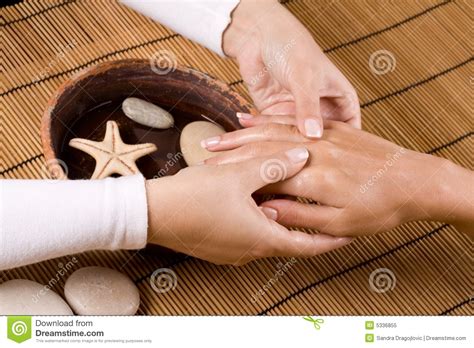 Hand Massage Stock Image Image Of French Massage Hand 5336855