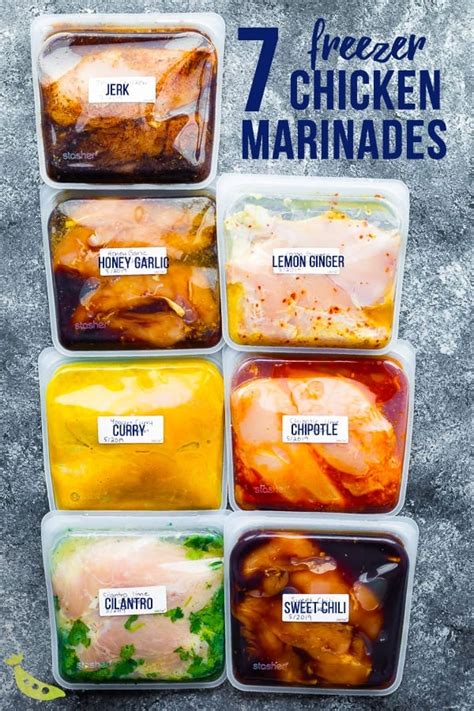 Chicken breast is the easy option for a simple supper and we have hundreds of chicken breast recipes from it's never been easier to learn how to cook chicken breast. 7 Chicken Marinade Recipes You Can Freeze | Sweet Peas and ...