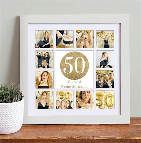 50th Birthday Photo Collage Ideas
