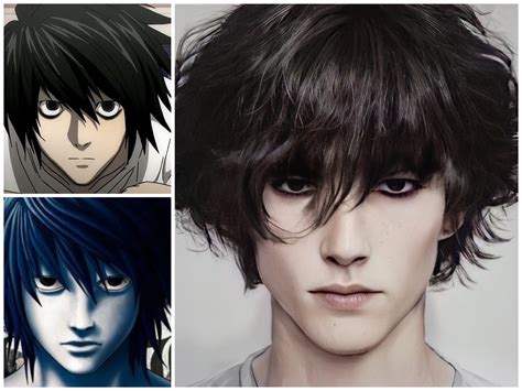 I Made A Realistic L Lawliet Using Artbreeder And Photoshop R