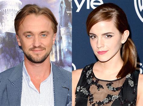 Did Harry Potters Tom Felton Have A Crush On Emma Watson Who Used To Dig Him E News