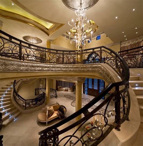 Amazing Grand Staircase In A Mega Mansion South Africa Luxury