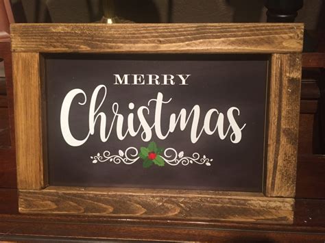 Merry Christmas Print For Wooden Signs 12×8