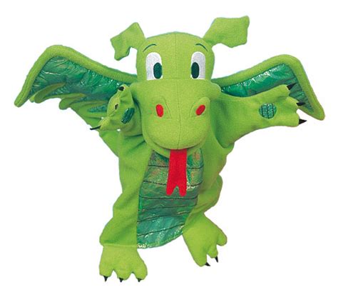 Green Dragon Tellatale Creative Play Puppets