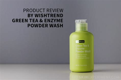 Green Tea Face Wash By Wishtrend Green Tea And Enzyme Powder Wash
