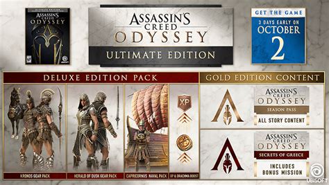 Conheça as edições especiais de Assassin s Creed Odyssey