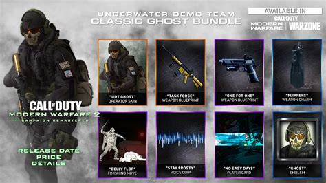 Mw2 Remastered Release Date Price And Underwater Demo Team Classic