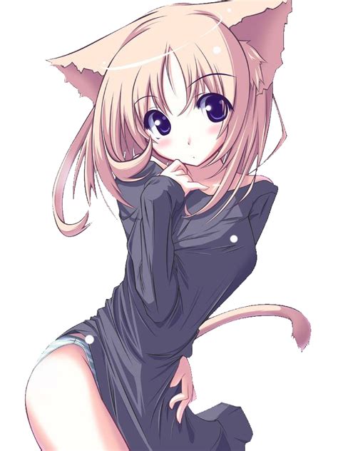 Image 403 Animalears Anime Blond Blush Catears Catgirl