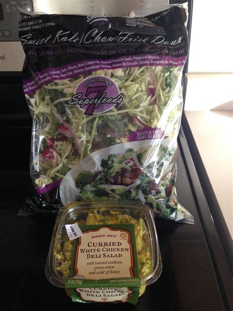 Curry Chicken And Sweet Kale Salad Trader Joes Curried White Chicken