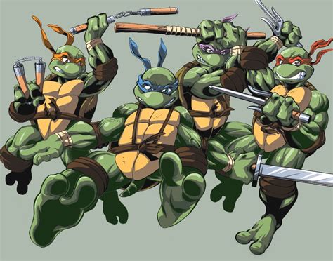 Teenage Mutant Ninja Turtles Ninja Turtles Cartoon Tmnt Artwork