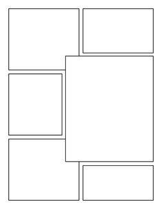 A downed plane is thought to be a bird and the unexploded bomb that came from it is mistaken for a giant egg by the group of birds whose lives the story follows. 6 panel comic strip template - Google Search | Comic book template, Comic strip template, Comic ...
