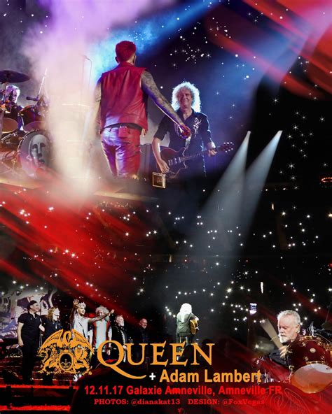 Er versucht gar nicht erst freddie mercury nachzuahmen obwohl sichtbare parallelen nicht von der hand zu weisen sind. INFO: Queen + Adam Lambert Concert Amneville, France Nov ...