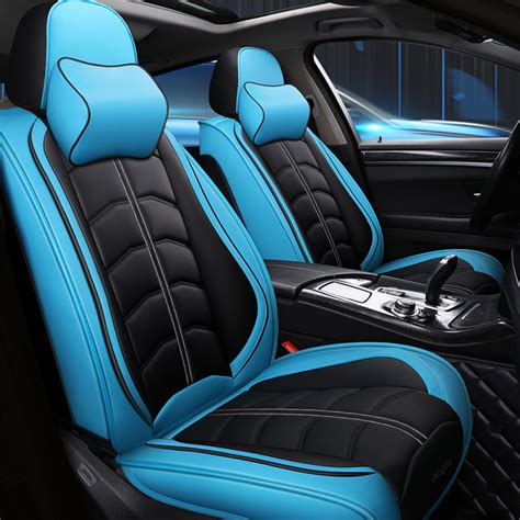 Car Seat Cover PU Leather Cushions SUV PU Front & Rear Seat Covers Side