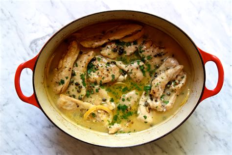 Oven Baked Creamy Lemon Caper Chicken The Defined Dish