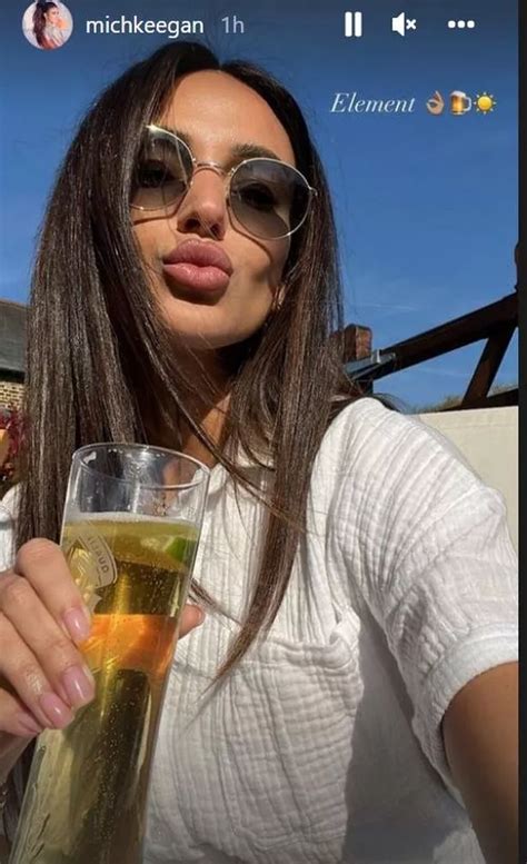 Michelle Keegan Looks Stunning As She Shows Off New Look While Soaking Up The Sun With A Beer