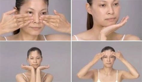 Use The Tanaka Facial Massage To Keep Your Skin Wrinkle Free Masaje Facial Japones Masaje