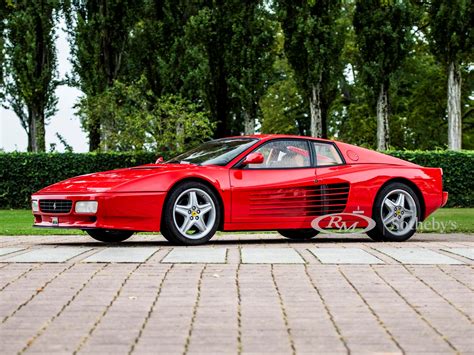 The 512tr (testarossa) was introduced in 1992 as a replacement for the testarossa. 1992 Ferrari 512 TR | London | RM Online Only