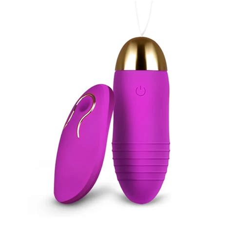 Newest Silicone Waterproof Rechargeable Wireless Remote Vibrator 10 Speeds Vibrating Egg Adult