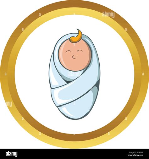 Newborn Baby Vector Icon Cartoon Style Stock Vector Image And Art Alamy
