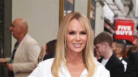 Amanda Holden Looks Like A Bond Girl In Skintight Bla