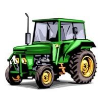 Boerderij kleurplaat trekker archidev idee boerderij tractor. Leuk voor kids | Tractors kleurplaten