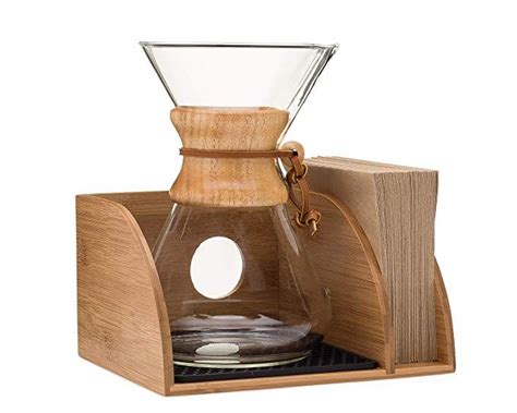 The secret's in the right grind, proper cleaning, and filtered water. Chemex Coffee Maker Organizer with Silicone Mat | Eco-friendly, Durable & Water Resistant Bamboo ...