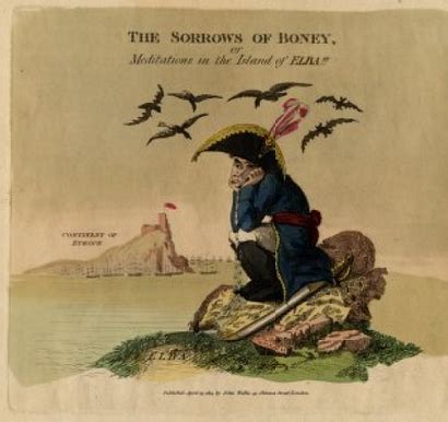 April The Sorrows Of Boney Napoleon Historical Humor Cartoon
