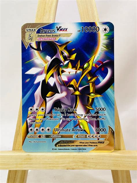 secrètement Chronique héroïne carte pokémon arceus vmax propriété