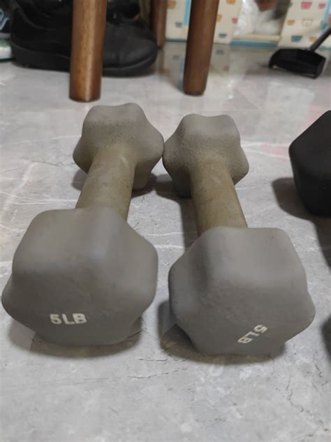 5 pound weights sports equipment exercise and fitness weights and dumbbells on carousell