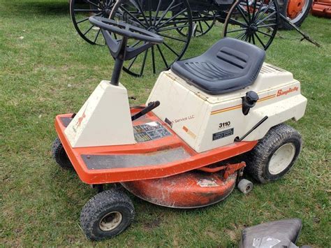 Simplicity 3110 Riding Mower Runs Live And Online Auctions On