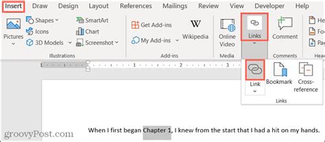 How To Link To A File Email Or Location In A Word Document