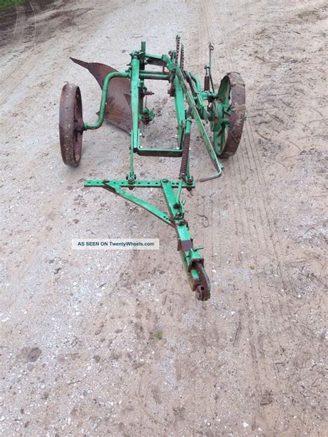 How to make an old plow work. John Deere 1 Bottom Plow A B H L 50 M Mt