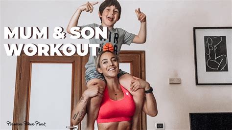 mum and son workout youtube